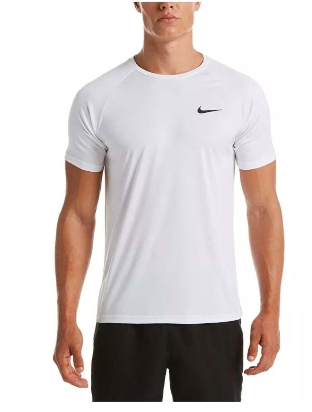Men's Nike Dri-FIT UPF 40+ Hydroguard Short Sleeve Swim Tee - Picture 1 of 7